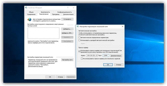 Comment configurer un proxy dans Windows 7 et plus