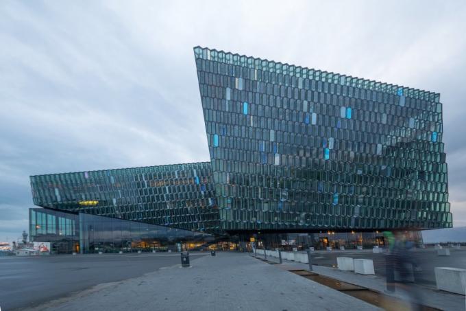 architecture européenne: HARPA Concert Hall à Reykjavik, Islande