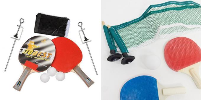 Cadeau pour votre adolescent: ensemble de tennis de table portable