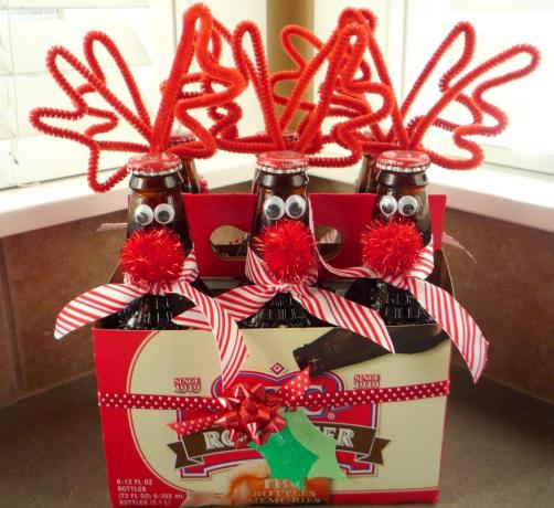 Comment faire un cadeau pour la nouvelle année avec leurs mains: Rudolph & Co.