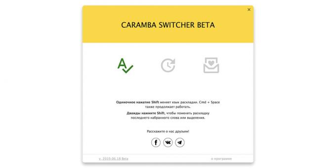 Possibilités LayOut basculer Caramba Switcher pour Mac OS