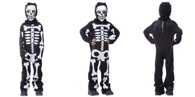 Costume de squelette pour Halloween