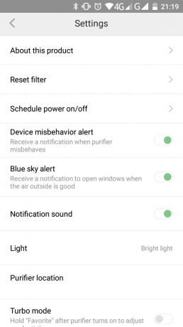 Gadgets disponibles: Xiaomi Mi Purificateur 2