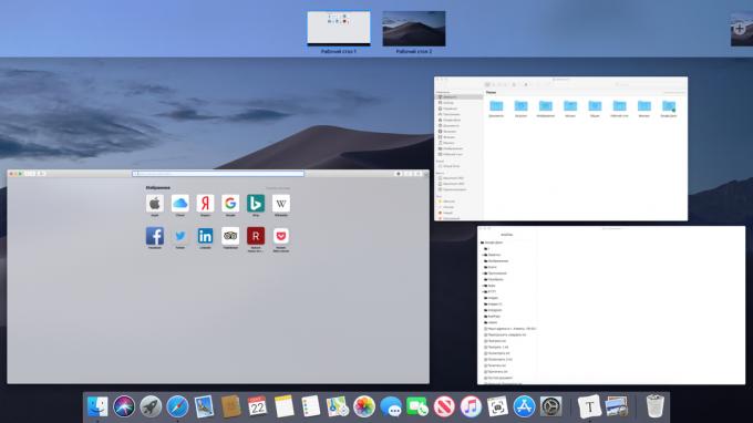Configurer sur les bureaux virtuels Mac
