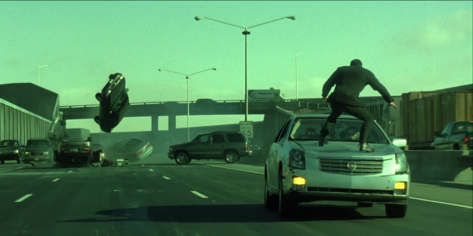 Toutes les « Matrix » - hits box-office: tourner la scène de chasse construit une route séparée à trois voies