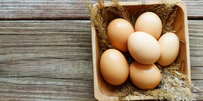 Aliments contenant de l'iode: œufs