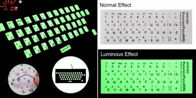 autocollants clavier