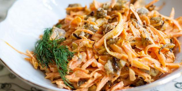 Salade de boeuf et de la carotte coréenne