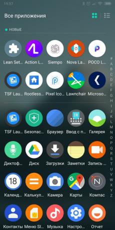 Lanceur pour Android: Lance Evie (toutes les applications)