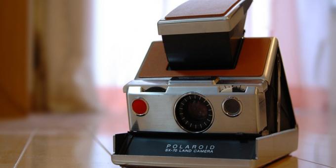 Caméra caméra Polaroid SX-70 Terre 