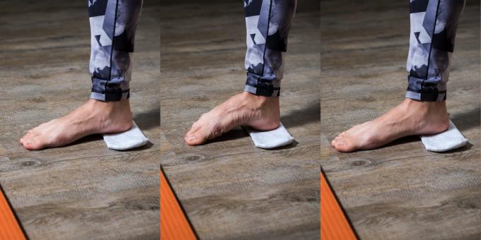 Exercices pour les pieds plats: Caterpillar