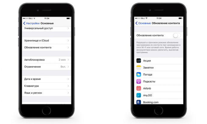 Comment économiser sur le trafic de données mobiles iPhone avec iOS 9. Débranchez les applications de données de mise à jour