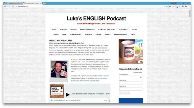 Podcasts pour apprendre l'anglais: anglais Luke Podcast