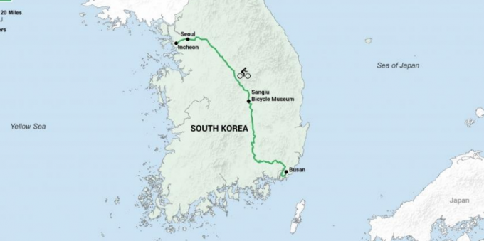 Attractions Corée du Sud: Voyage au pays du nord au sud, vous pouvez visiter Zelenski Cycle du monde
