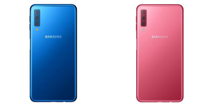 Samsung Galaxy A7: Couleurs