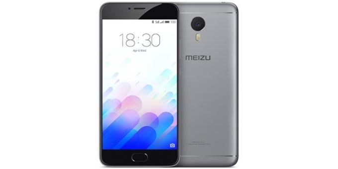 smartphones Meizu: Meizu M3 Remarque