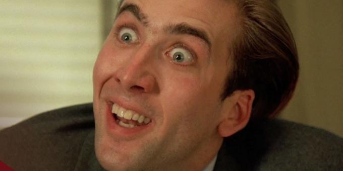 Nicolas Cage dans le film "Kiss of the Vampire"
