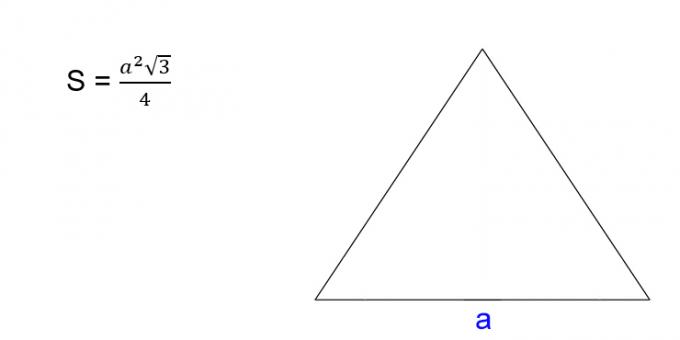 Comment trouver l'aire d'un triangle équilatéral