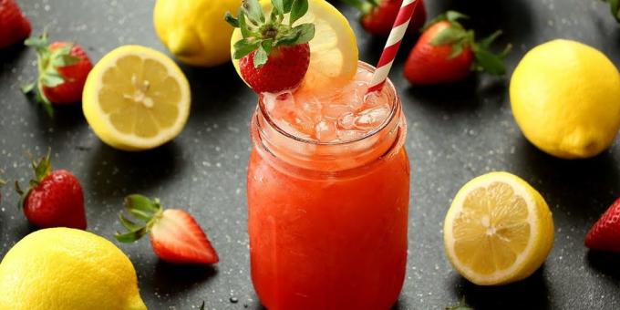 limonade fraise