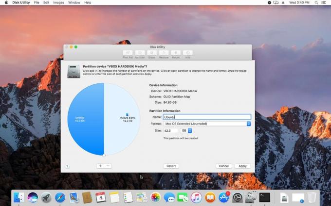 Créer une partition pour Linux sous Mac OS