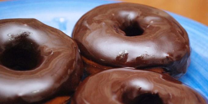 Donuts Recettes: beignets au chocolat