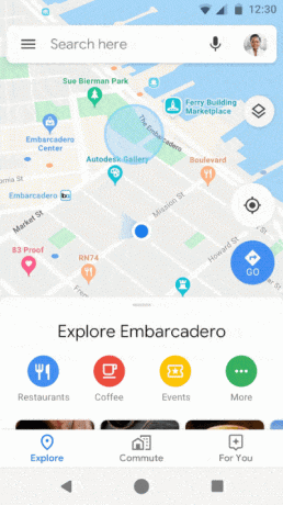le mode incognito dans «Google Maps»