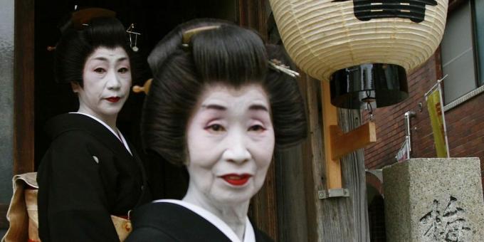 Toutes les geishas n'étaient pas belles et jeunes