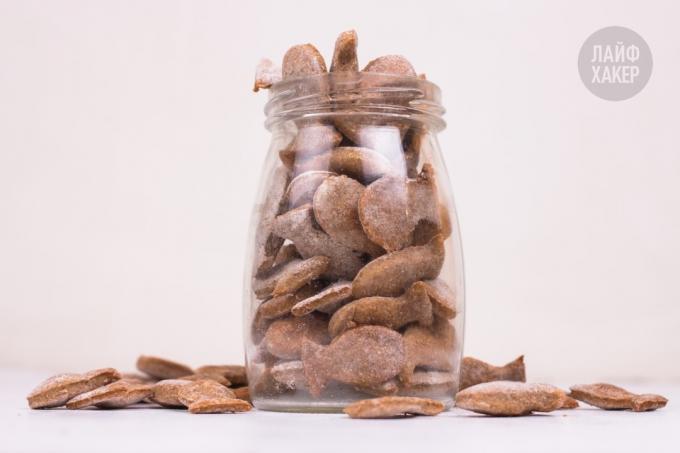 biscuits poisson dans la banque