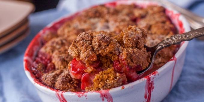 Recettes aux fraises: gâteau rapide avec des fraises