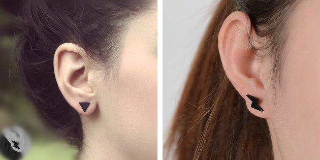 boucles d'oreilles laconiques
