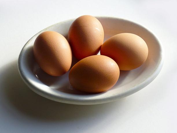 Sources de protéines: œufs