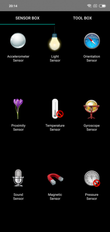 Vue d'ensemble Note 6 Xiaomi redmi Pro: Capteurs