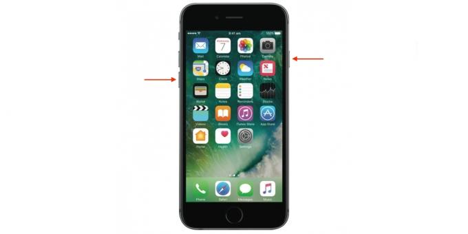 Comment redémarrer votre iPhone: iPhone 7