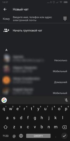 Messages Google Mode nuit pour Android