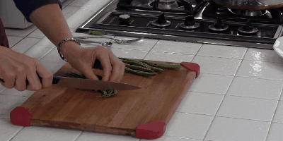 Comment faire cuire les haricots verts: coupez les extrémités