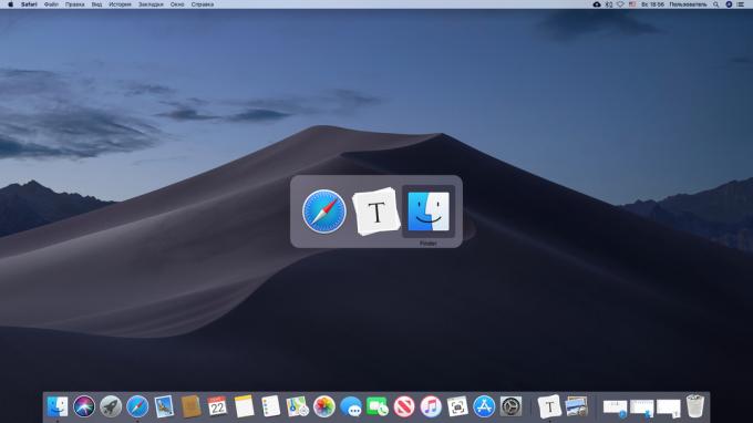 La commutation rapide entre les applications sous MacOS