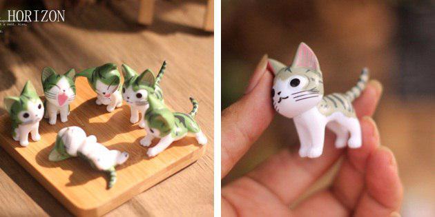 figurines de chats