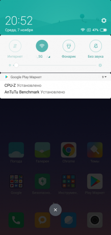 Vue d'ensemble Note 6 Xiaomi redmi Pro: Notifications