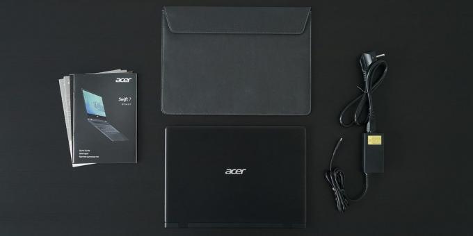Acer Swift 7: Les options