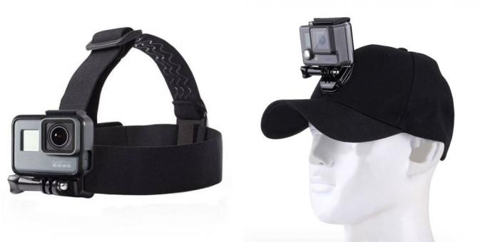 Qu'est-ce que pour donner maman un cadeau d'anniversaire: une casquette avec une monture pour les caméras d'action