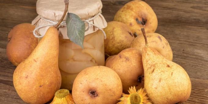 Confiture de poires pour l'hiver