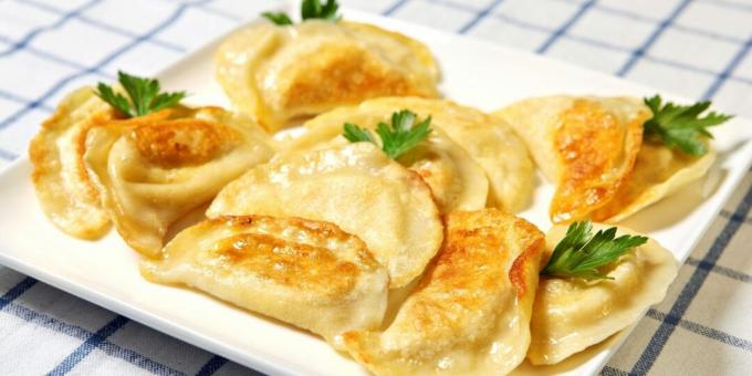 Dumplings frits aux betteraves