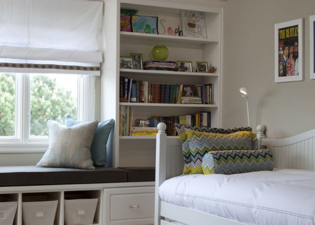 Petite chambre design: choisir des rideaux
