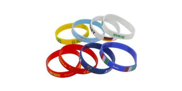 Souvenirs pour la Coupe du Monde. silicone Wristband
