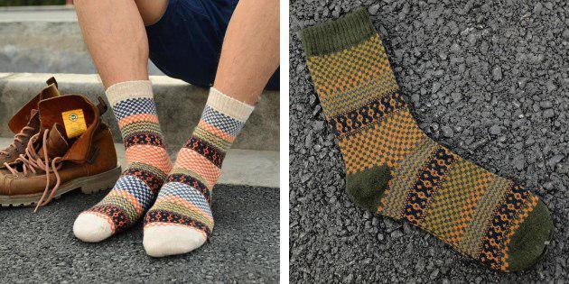 chaussettes en laine