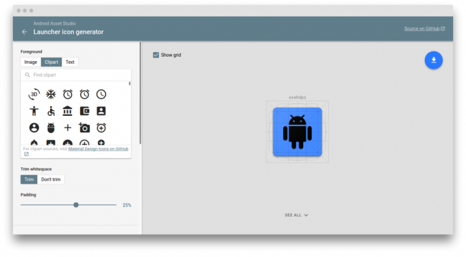 Android Asset Studio: création d'icônes