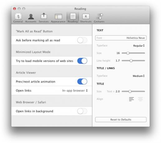 Configuration des articles formatage de texte