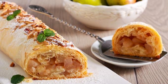 Strudel à la pâte feuilletée