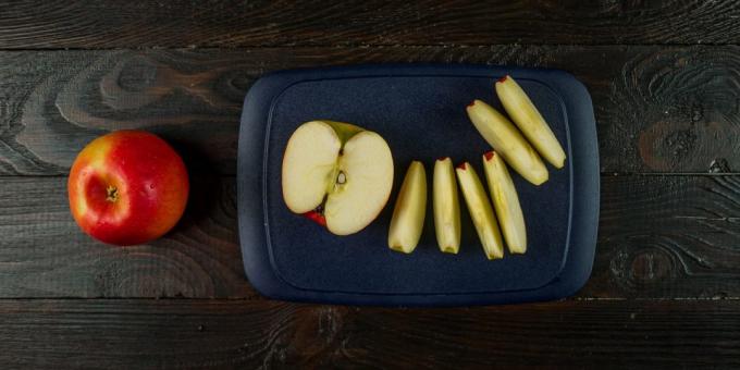 recette Charlotte avec photo: pommes Trancher
