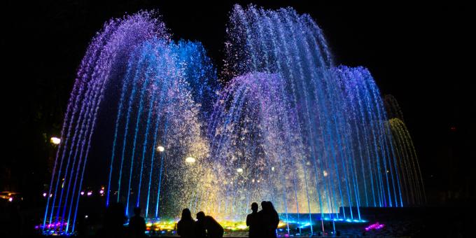 Curiosités de Krasnodar: la fontaine chantante